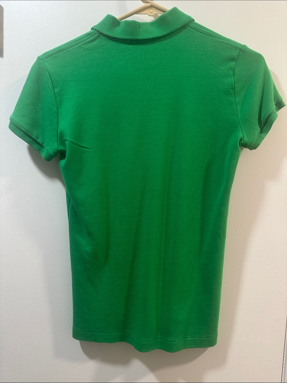 Polo by Ralph Lauren Women's Kelly Green Short Sleeve Polo - Picture 3 of 4
